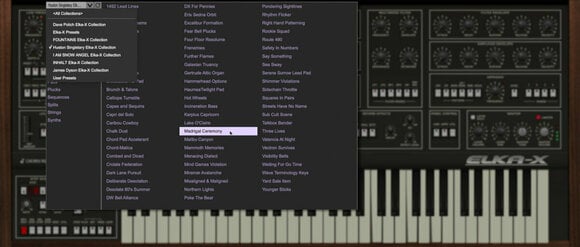 Logiciel de studio Instruments virtuels CA Plugins Elka-X Synthesizer (Produit numérique) - 8
