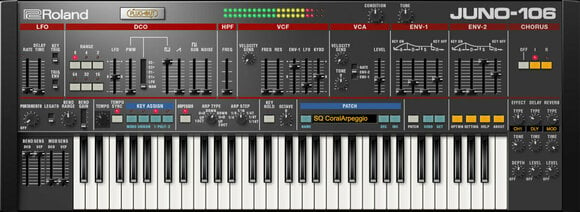 Software de estúdio de instrumentos VST Roland JUNO-106 (Produto digital) - 2