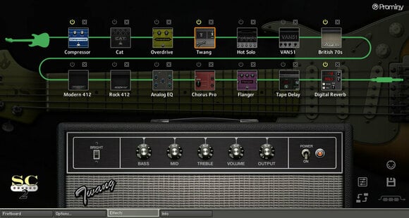 Software de estúdio de instrumentos VST Prominy SC Electric Guitar 2 (Produto digital) - 2