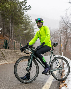 Biciklističke hlače i kratke hlače Santini Command Bib Tights Verde Fluo 2XL Biciklističke hlače i kratke hlače - 6
