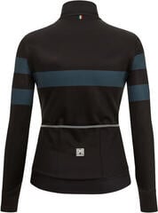 Odzież kolarska / koszulka Santini Coral Bengal Long Sleeve Woman Kurtka Nero XL - 2