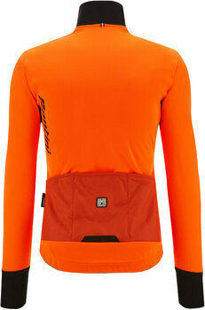 Pyöräilytakki, -liivi Santini Vega Absolute Jacket Arancio Fluo XS Takki - 3