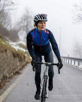 Chaqueta de ciclismo, chaleco Santini Vega Absolute Woman Jacket Granatina S Chaqueta - 5