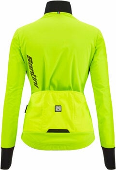 Giacca da ciclismo, gilet Santini Vega Absolute Woman Jacket Lime S Giacca - 3