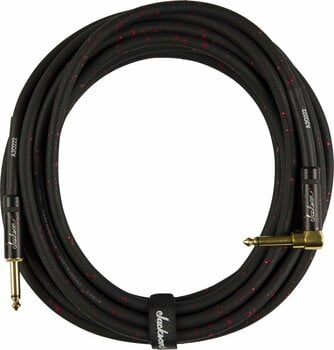 Kabel instrumentalny Jackson High Performance Cable Czarny-Czerwony 6,66 m Prosty - Kątowy - 2
