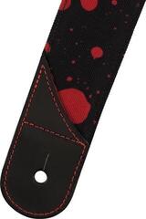 Kytarový pás Jackson Splatter Strap Kytarový pás Black/Red - 1