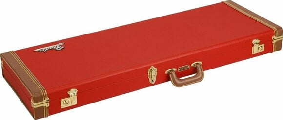 Case for Electric Guitar Fender Classic Series Wood Case Strat/Tele Fiesta Red Case for Electric Guitar - 2