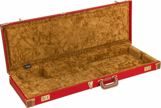 Case for Electric Guitar Fender Classic Series Wood Case Strat/Tele Fiesta Red Case for Electric Guitar - 3