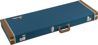Case for Electric Guitar Fender Classic Series Wood Case Strat/Tele Lake Placid Blue Case for Electric Guitar - 1