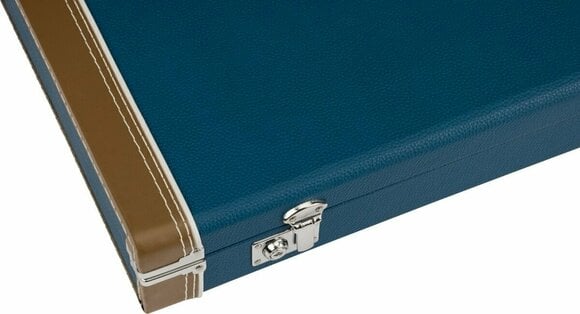 Case for Electric Guitar Fender Classic Series Wood Case Strat/Tele Lake Placid Blue Case for Electric Guitar - 5