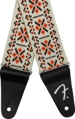 Curea de chitară Fender Pasadena Woven Strap Curea de chitară Lattice Orange - 1