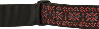 Gitarový pás Fender Pasadena Woven Strap Lattice Red Gitarový pás - 2