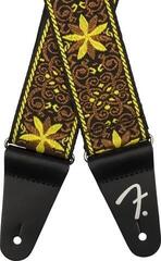 Textile guitar strap Fender Pasadena Woven Strap Textile guitar strap Yellow Wallflower - 1