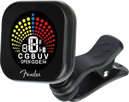 Sintonizador de clips Fender Flash 2.0 Rechargeable Tuner Black Sintonizador de clips - 4