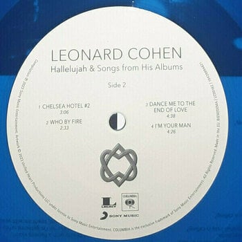 Schallplatte Leonard Cohen - Hallelujah & Songs From His Albums (Clear Blue Vinyl) (2 LP) - 3