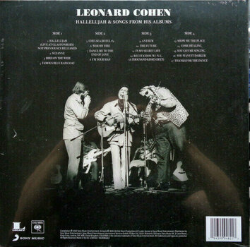 Vinyl Record Leonard Cohen - Hallelujah & Songs From His Albums (Clear Blue Vinyl) (2 LP) - 5