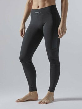 Sous-vêtements thermiques Craft Active Intensity Pants W Black/Asphalt XS Sous-vêtements thermiques - 2