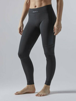 Sous-vêtements thermiques Craft Active Intensity Pants W Black/Asphalt S Sous-vêtements thermiques - 2