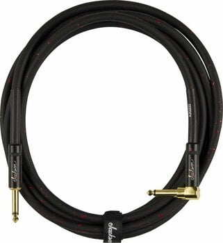 Kabel instrumentalny Jackson High Performance Cable Czarny-Czerwony 3,33 m Prosty - Kątowy - 2