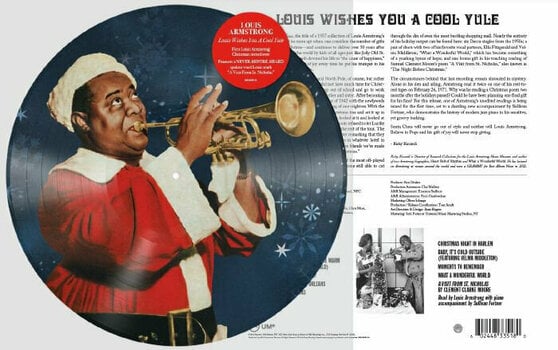 Disco in vinile Louis Armstrong - Louis Wishes You A Cool Yule (Picture Vinyl) (LP) - 2