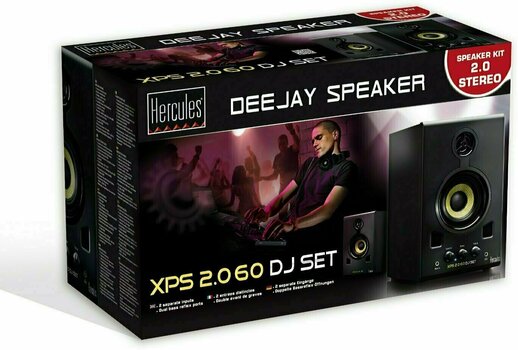 Moniteur de studio actif bidirectionnel Hercules DJ XPS 2.0 60 DJ Set of Speakers - 2