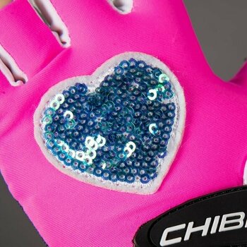 Cyklistické rukavice Chiba Cool Kids Gloves Heart M Cyklistické rukavice - 2