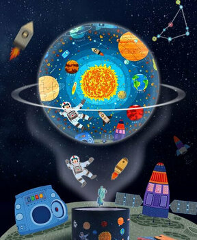 Puzzle Mideer Space Travel 150 Pcs - 9