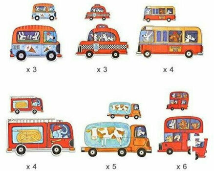 Puzzle Mideer My First Puzzle Transport 25 Pcs - 3