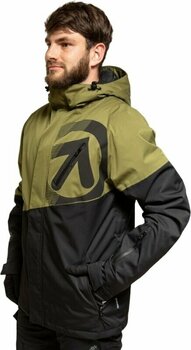 Skijacke Meatfly Bang Premium SNB & Ski Jacket Green/Black L - 3