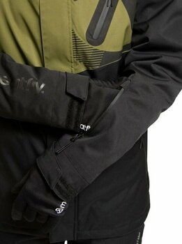 Casaco de esqui Meatfly Bang Premium SNB & Ski Jacket Green/Black L - 5