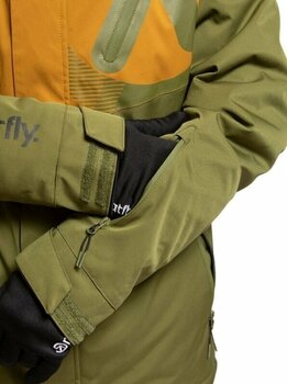 Ski Jacket Meatfly Bang Premium SNB & Ski Jacket Wood/Green M - 5