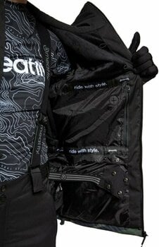 Smučarska jakna Meatfly Bang Premium SNB & Ski Jacket Wood/Green M - 7