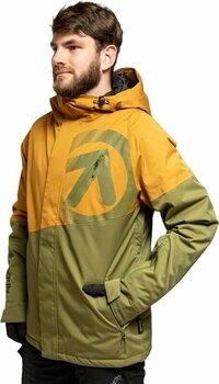 Casaco de esqui Meatfly Bang Premium SNB & Ski Jacket Wood/Green XL - 3