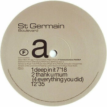 Disque vinyle St Germain - Boulevard (2 LP) - 2