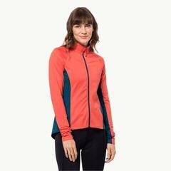 Outdorová bunda Jack Wolfskin Morobbia FZ W Hot Coral - 1