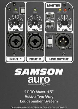 Aktív hangfal Samson AURO X15D Aktív hangfal - 2