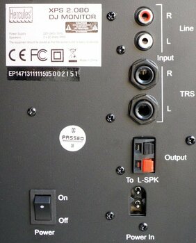 2-weg actieve studiomonitor Hercules DJ XPS 2.0 80 DJ Monitor - 2