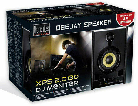2-pásmový aktivní studiový monitor Hercules DJ XPS 2.0 80 DJ Monitor - 3