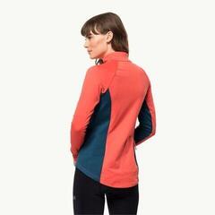Outdorová bunda Jack Wolfskin Morobbia FZ W Hot Coral - 2