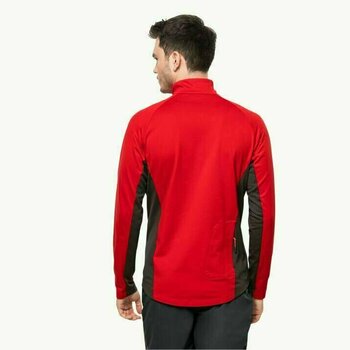 Outdoorhoodie Jack Wolfskin Morobbia FZ M Adrenaline Red M Outdoorhoodie - 3