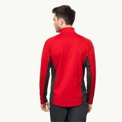 Outdoorová mikina Jack Wolfskin Morobbia FZ M Adrenaline Red 2XL Outdoorová mikina - 2