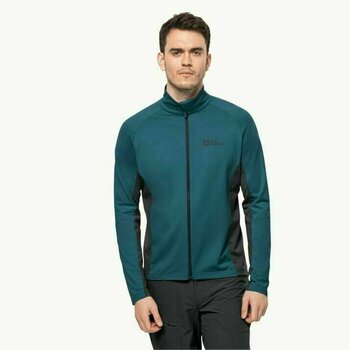 Outdoorhoodie Jack Wolfskin Morobbia FZ M Blue Coral M Outdoorhoodie - 2