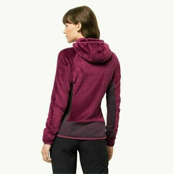 Bluza outdoorowa Jack Wolfskin Rotwand Hooded FZ W Wild Berry M Bluza outdoorowa - 4