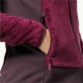 Bluza outdoorowa Jack Wolfskin Rotwand Hooded FZ W Wild Berry M Bluza outdoorowa - 5