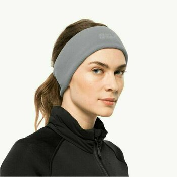 Arco de cabelo Jack Wolfskin Real Stuff Headband Slate Grey UNI Arco de cabelo - 2