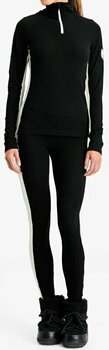 Bluzy i koszulki We Norwegians Voss ZipUp Women Black S Sweter - 3