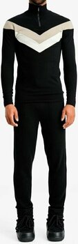 Bluzy i koszulki We Norwegians Voss ColBlock ZipUp Men Black L Sweter - 3