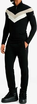 T-shirt/casaco com capuz para esqui We Norwegians Voss ColBlock ZipUp Men Black L Ponte - 4