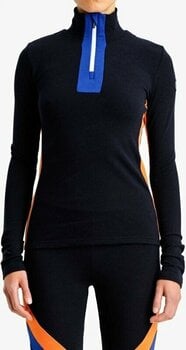 Bluzy i koszulki We Norwegians Tryvann ColBlock ZipUp Women Cobolt S Sweter - 3