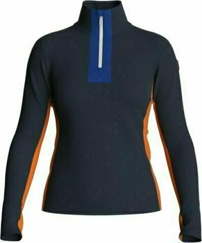 Bluzy i koszulki We Norwegians Tryvann ColBlock ZipUp Women Cobolt M Sweter - 2